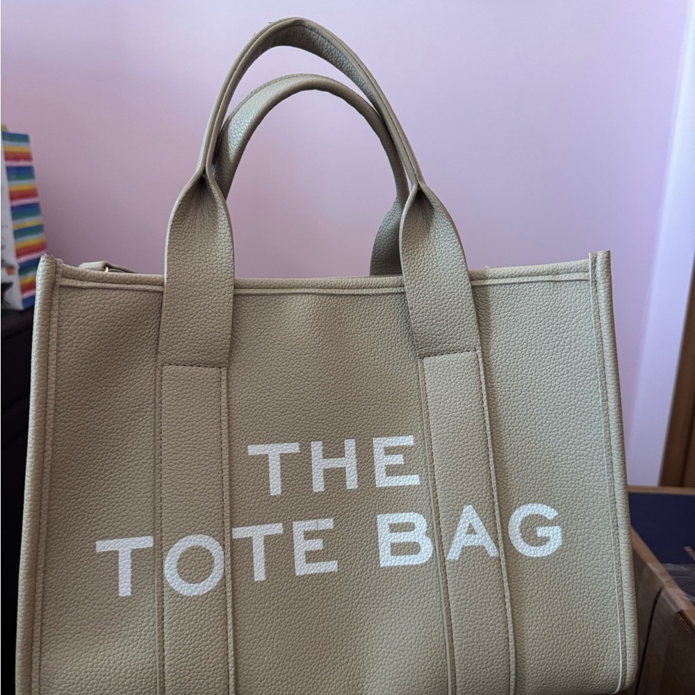 Beige Tote Bag